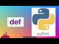 Python keyword reference DEF