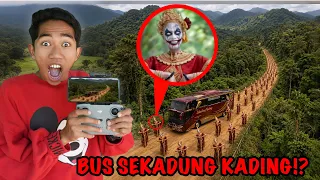 DRONE ARIK MEREKAM NAMPAK BUS SEKADUNG KADING HAMIL DI TENGAH HUTAN??😱| Mikael TubeHD