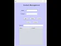 Simple Contact Management System in java GUI netbeans with Source Code