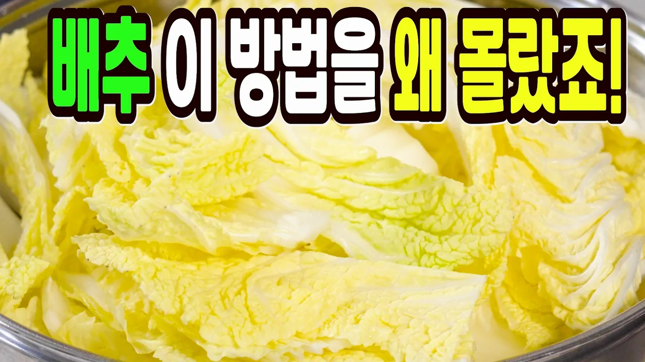 알배기 배추나물