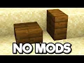 Vertical slab in Minecraft no mod