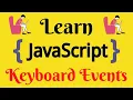 JavaScript Lecture - 29 Keyboard Events
