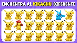 Encuentra el Emoji Diferente - Edicion Pikachu 30 anos de Pokemon 40 niveles Quiz Conejito