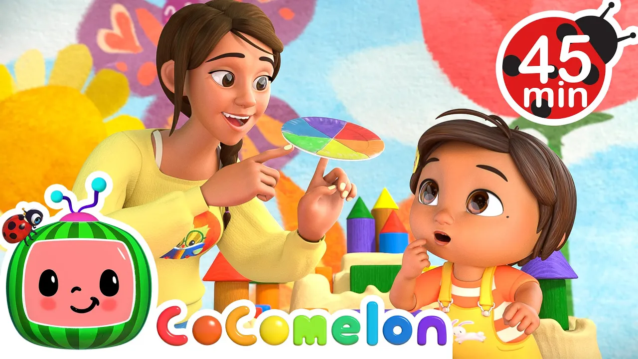 Nina's Colors Song + More CoComelon Nursery Rhymes & Kids Songs