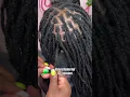 The best textured human hair Loc Extensions on their scheduled Retightening Shop NappStar com