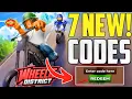 BIG UPD NEW ALL UPDATE CODES - WHEELIE DISTRICT ROBLOX CODES