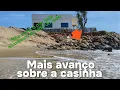 Lagu A casinha está recebendo mais pancadas e infiltrações. #avançodomardeatafona