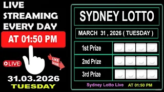 Sydney Lotto Live Result March 31 2026 Lotto Live