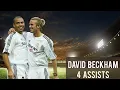 David Beckham All Assists for Ronaldo