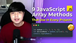 9 JavaScript Array Methods That Use In Every Projects