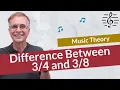 Download Lagu The Difference Between 3/4 and 3/8 Time Signatures - Music Theory MP3
