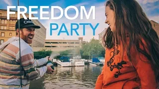 Moving Aboard our Sailboat & Freedom Party | Sailing Soulianis – Ep. 7
