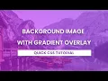 Background Images With Gradient Overlay CSS CSS Multiple Backgrounds