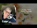 Penny Mattingly Funeral Service