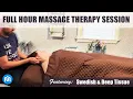 Full Body Relaxation Deep Tissue Massage Complete 1 Hour Bodywork Session in Real Time