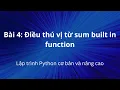 Dieu thu vi cua sum built in function trong Python