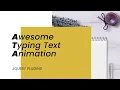 Awesome Animated Typing Text Animation Jquery Plugins
