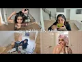 VLOG spend the day with me life update unboxing packages curling my hair late dinner