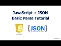 Basic Javascript and JSON