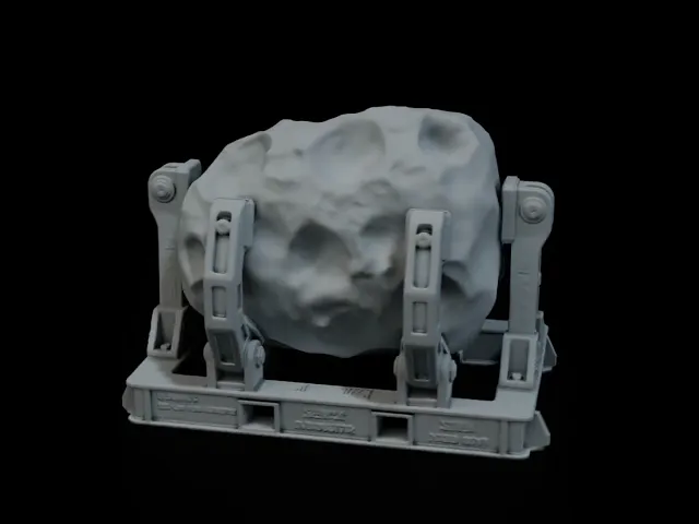Tunguska Event Anomaly: Brutalist Meteorite Containment Cradle video thumbnail
