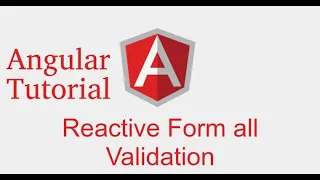 Angular forms Hindi tutorial Reactive forms all validation email regex min max