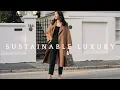 The Curated Camel Coat Review Sustainable Slow Fashion Luxury