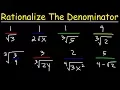 Rationalize The Denominator