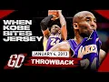 When Kobe Bites HIS Jersey CRAZY Highlights vs Clippers January 4 2013