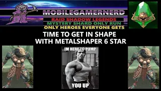 Getting Metalshaper to 6 Star Raid Shadow Legends F2P Mystery Shard Only Run