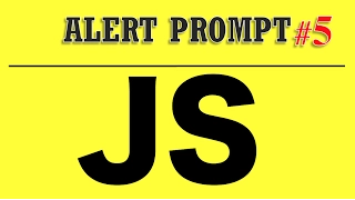 Javascript Tutorial for Beginners - alert and prompt