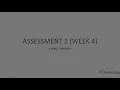 Assignment Test 2 Walkthrough