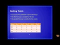 Python Chapter 7 More Tables