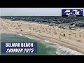 Belmar NJ Beach Summer 2025 4K Drone Footage