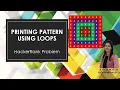 C Code to Print Pattern of Numbers HackerRank Problem Competitive Coding