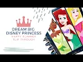 DREAM BIG DISNEY PRINCESS HAPPY PLANNER FLIP THROUGH DASHBOARD LAYOUT