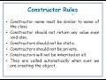 Constructors in java in Telugu JAVA in Telugu Lecture-12