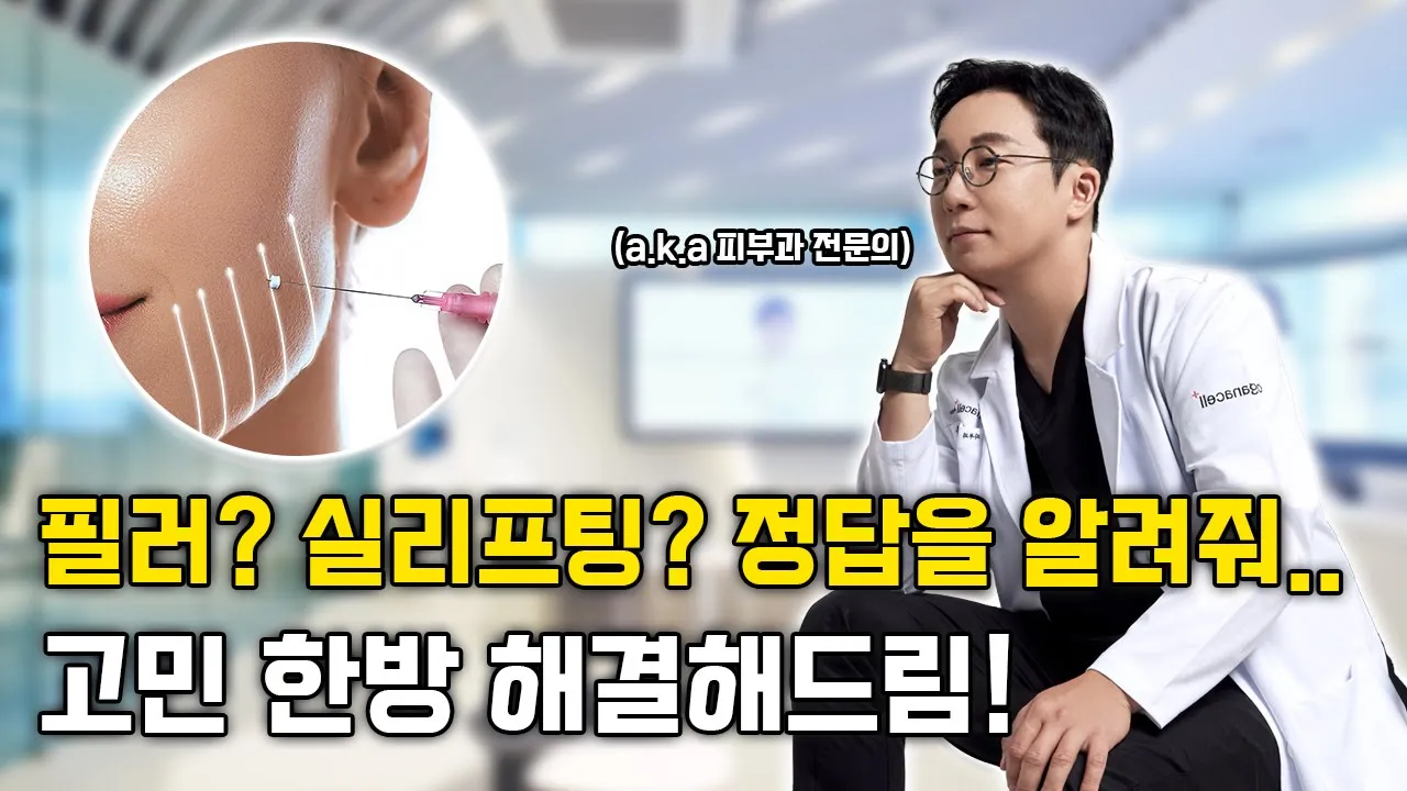 필러랑 실리프팅의 차이가 무엇인가요? 🤔│팔자리프팅