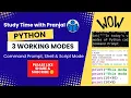 Python 3 working modes Command Prompt Shell Script Mode pranjalsharma29