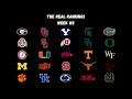 The REAL College Football Rankings WEEK 2022