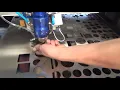 2mm stainless steel 300w co2 laser cutting machine