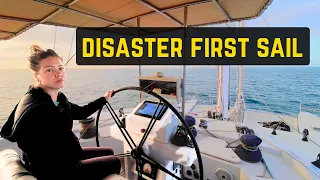 First sail on our luxury yacht goes very wrong!!! [Ep. 103]