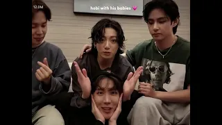 hobi with his babies🥺💜💜💕