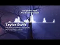 Haunted (Piano Version) - Taylor Swift | Lyric Video