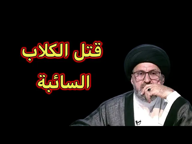 ⁣متصل هل يجوز قتل الكلاب السائبة / سيد رشيد الحسيني