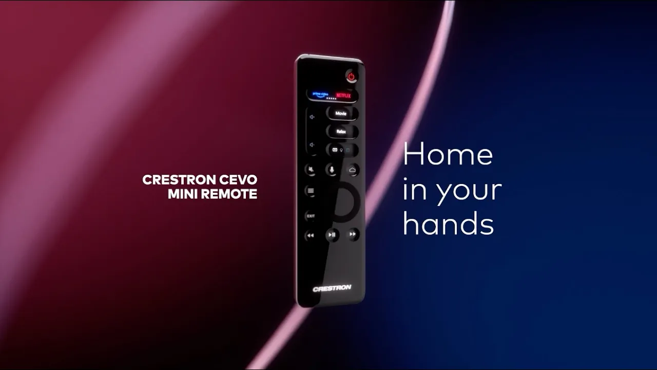 Crestron Cevo Mini Remote showcase