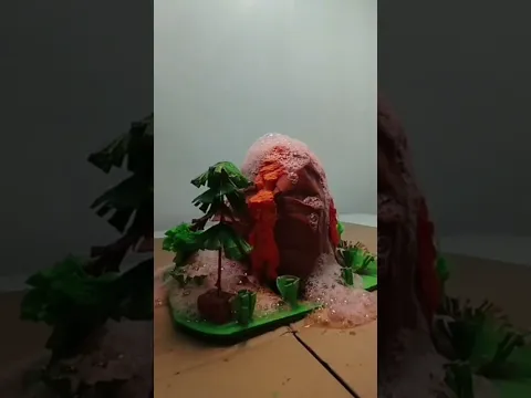 #shorts #viral #manualidades #diy #volcano #volcan #erupción