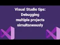 Debugging multiple projects at the same time in Visual Studio
