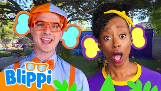 Puppy Playtime with Blippi + Meekah! 🐶 | Dog Talent Show | Educational Videos for Kids