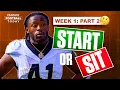 Download Lagu Week 1 Start Sit Advice (Part 2) | Sneaky Starts \u0026 Players to BENCH | 2025 Fantasy Football