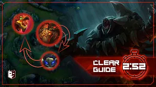 Rengar Full Clear Guide - 2 52 4 Stacks In Bush For Scuttle Red Start Jungle Path Explained
